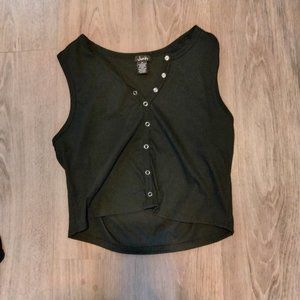 NWTags, black crop top